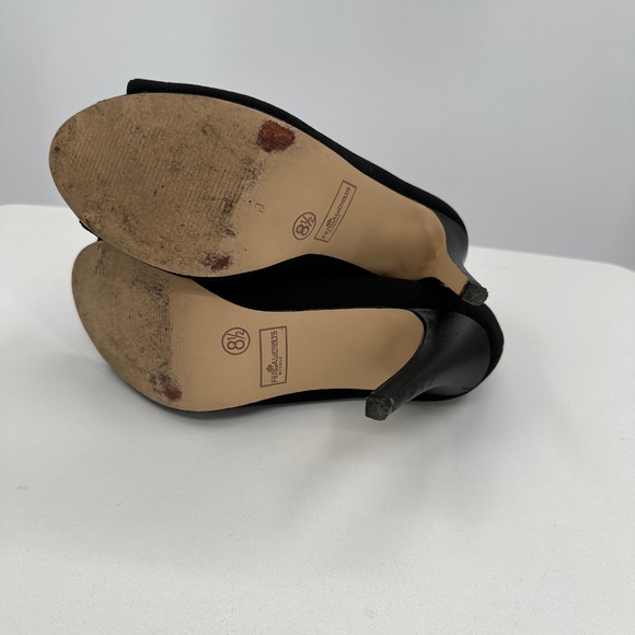 Fergalicious Stretch-Knit Sock Ankle Boots Stiletto Heel Open Toe sz 8.5 Bootie - Picture 10 of 11